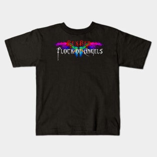 RexRed - Flock Of Angels Kids T-Shirt